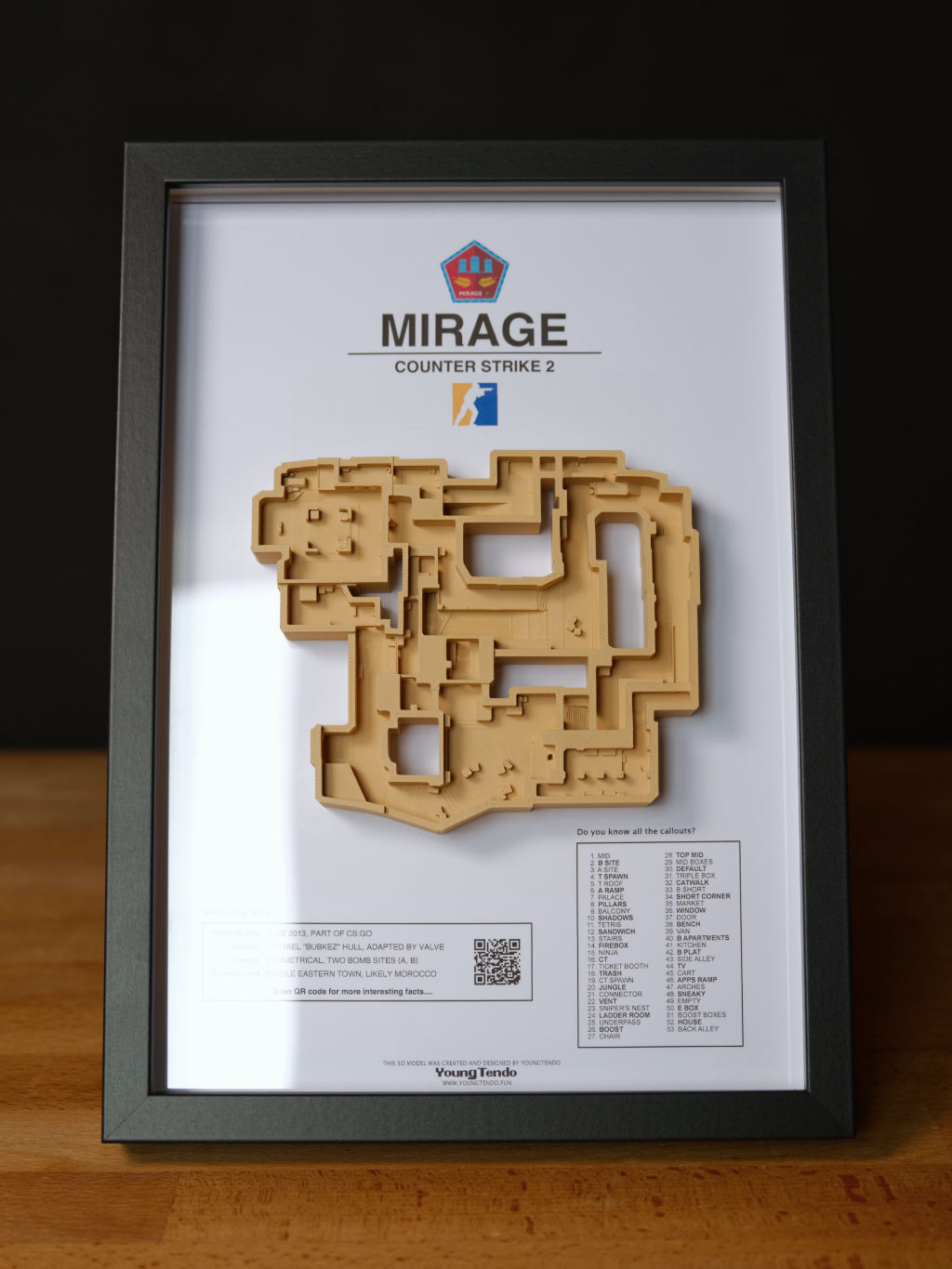 "Counter Strike 2" 3D map collection