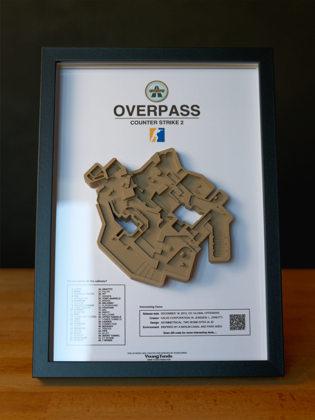 "Counter Strike 2" 3D map collection