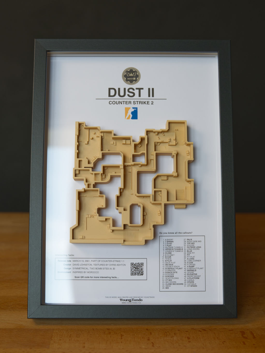 "Counter Strike 2" kolekce 3D map