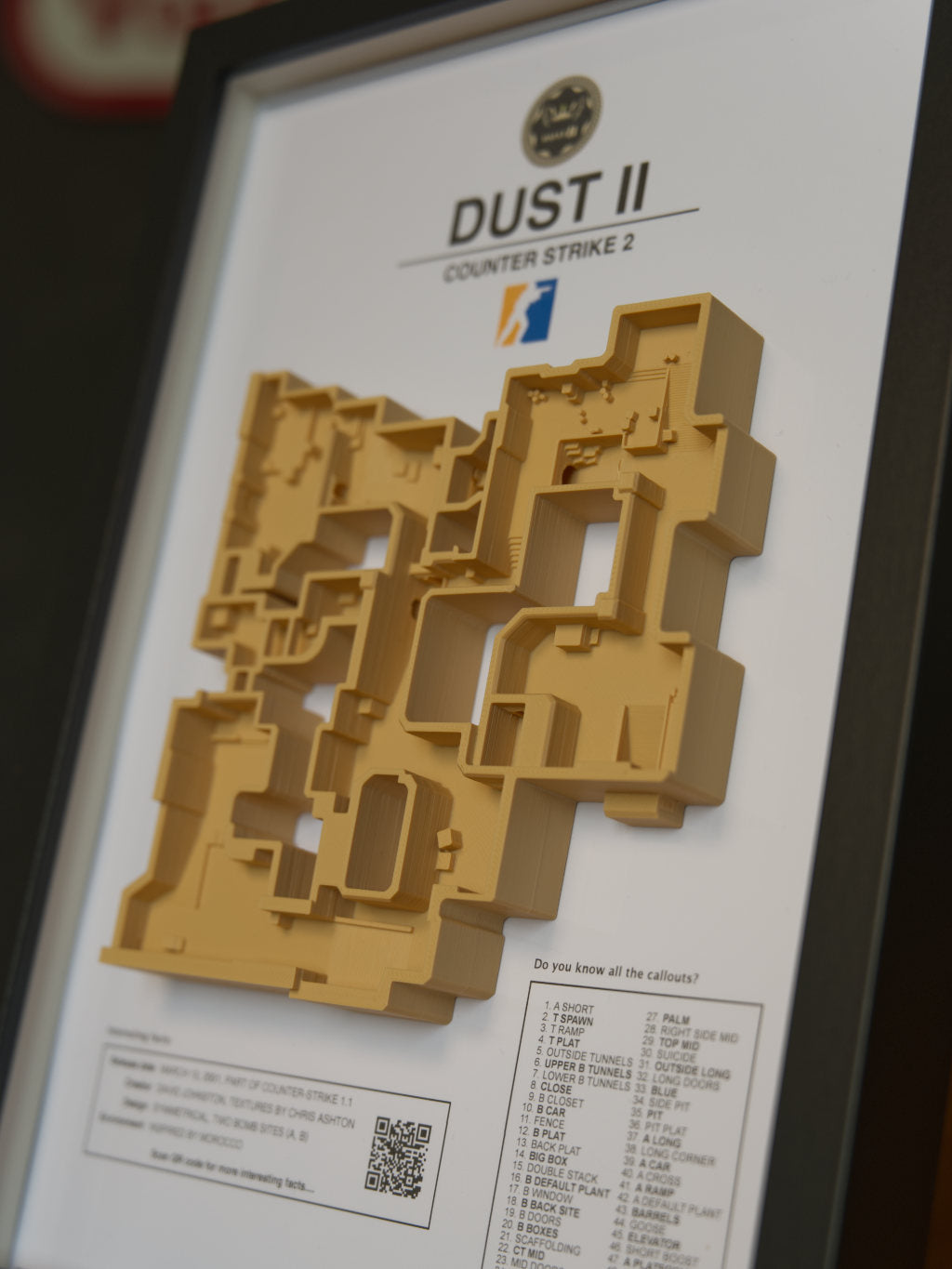 3D mapa "Dust II" Counter Strike 2