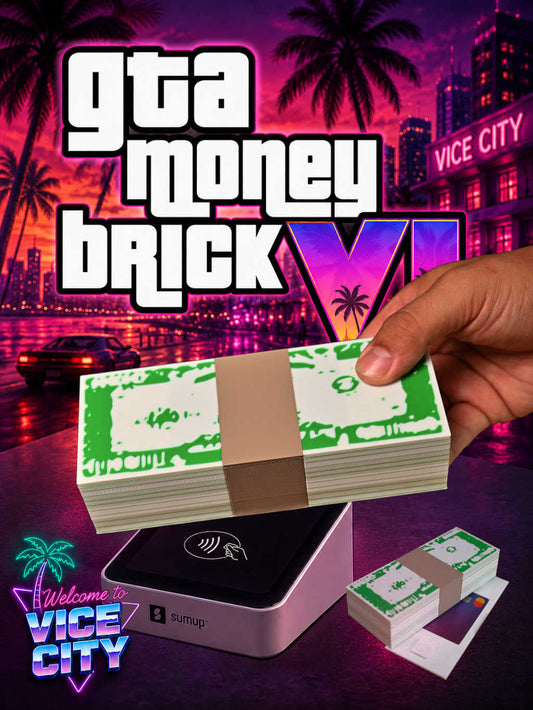 "GTA Money Brick" payment card holder