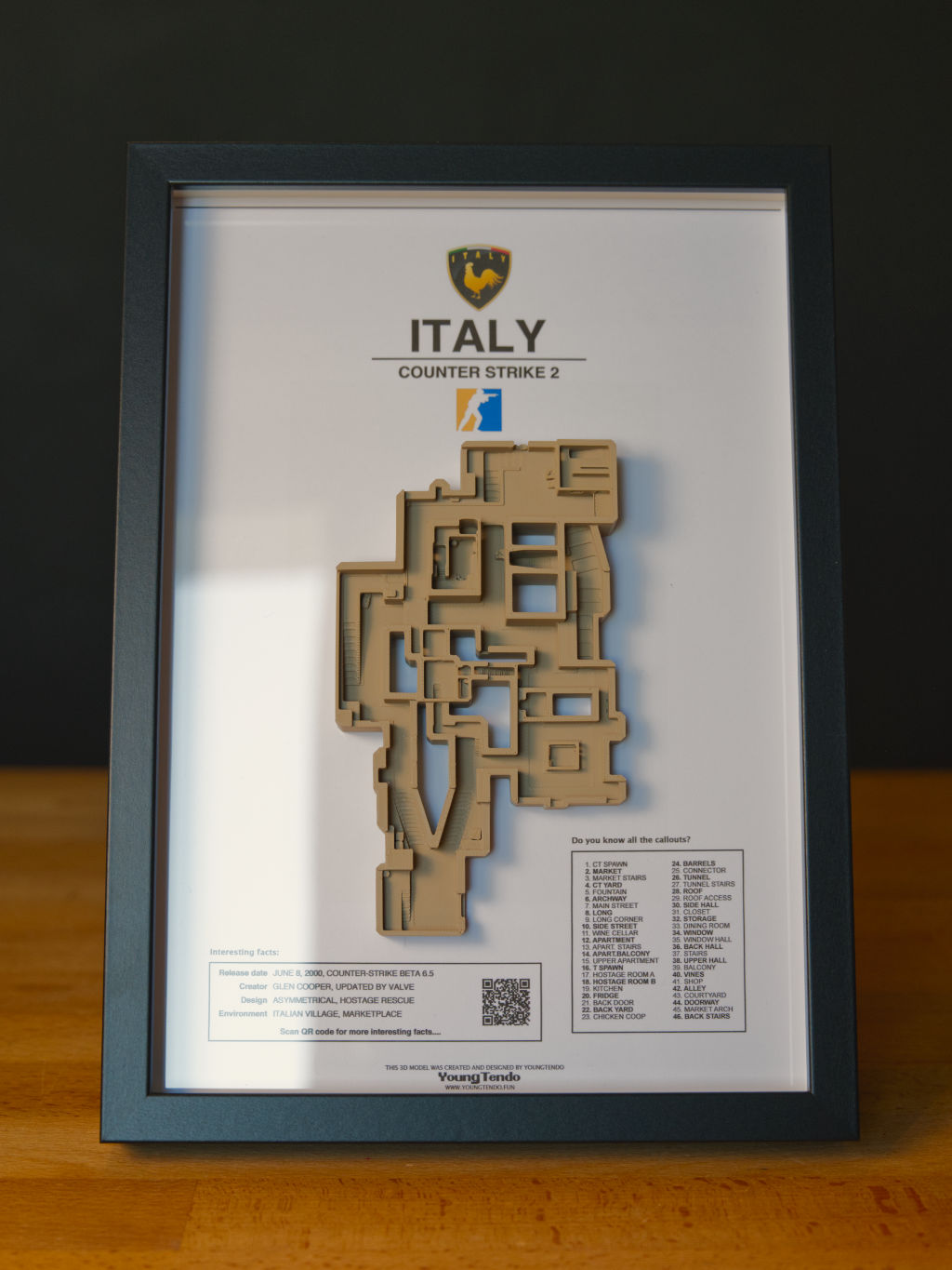 "Counter Strike 2" kolekce 3D map