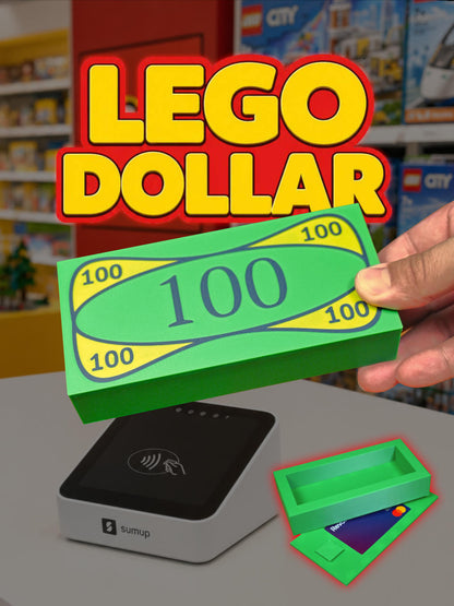 "LEGO Dollar" Payment Card Cover