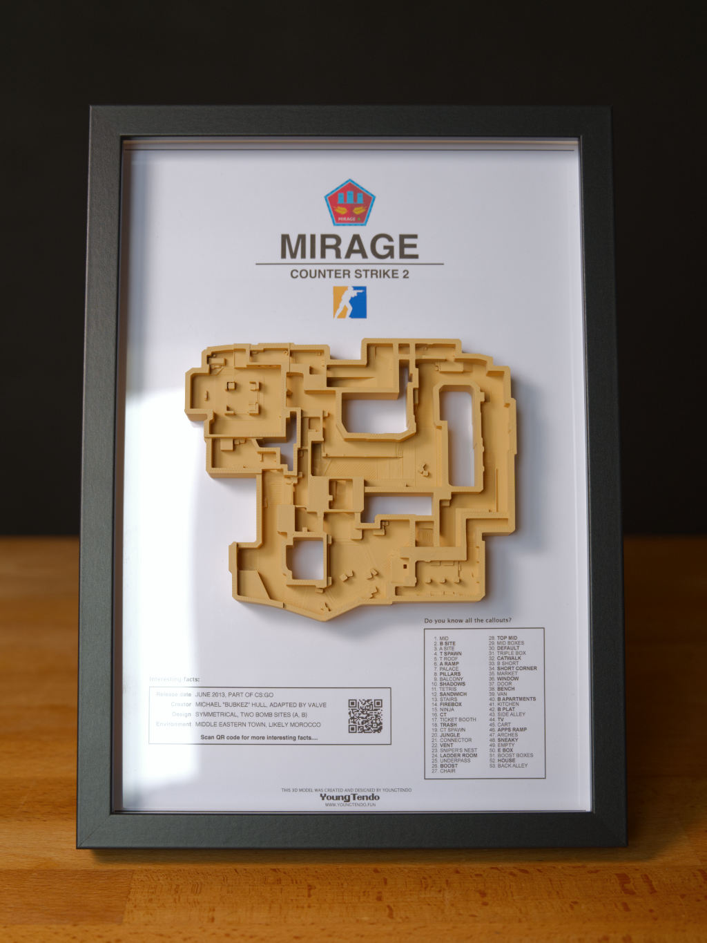 "Counter Strike 2" kolekce 3D map