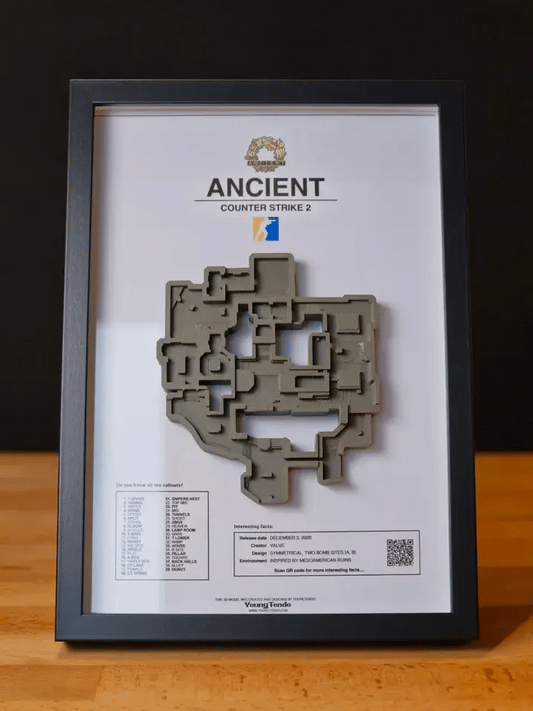 "Counter Strike 2" 3D map collection